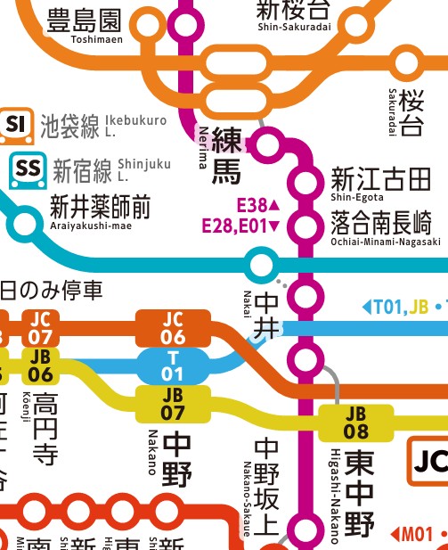 眺望　☆路線図☆