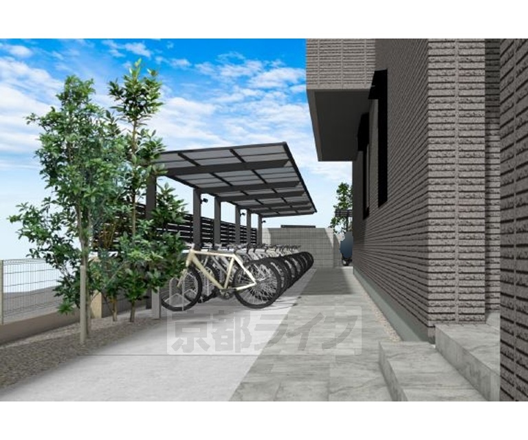 その他共有部分　・外観パース。完成予想図です。