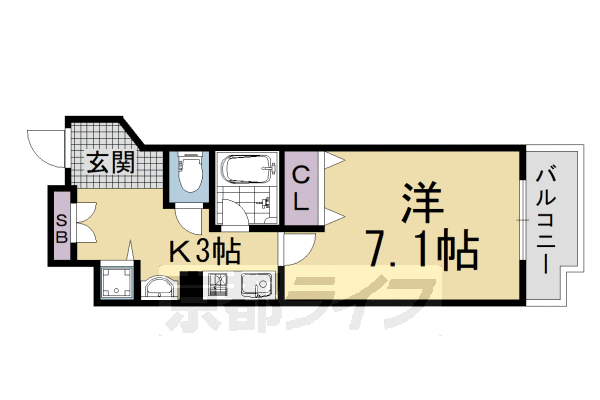 ランドマークシティ京都烏丸五条の間取り写真