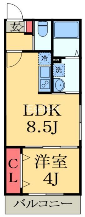 AK都賀の間取り写真