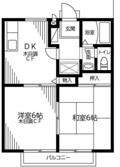 サンライズ 壱番館の間取り写真