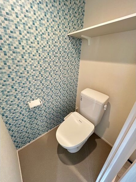 トイレ　ゆったりとした空間のトイレです