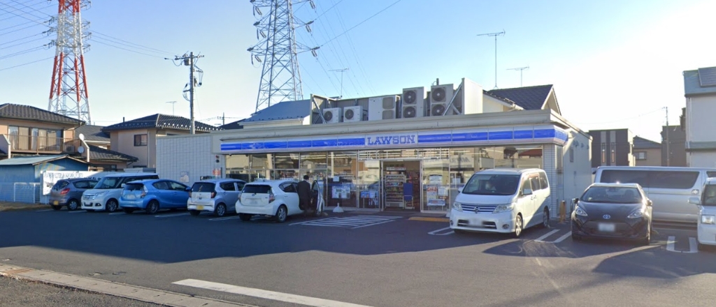 コンビニ　ローソン 小山城北三丁目店（コンビニ）まで172m