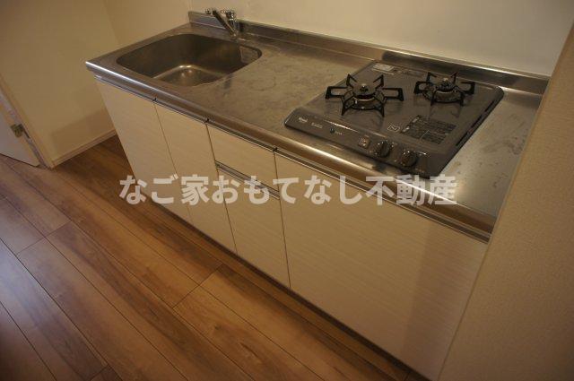 地下鉄鶴舞線 上小田井駅 徒歩10分 3階建 築8年のキッチン写真