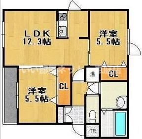 R s courtの間取り写真