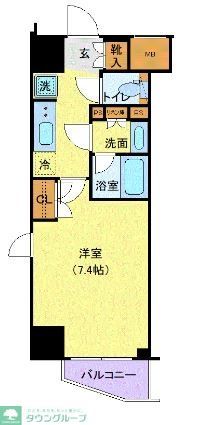 都営大江戸線 若松河田駅 徒歩2分 14階建 築9年の間取り写真