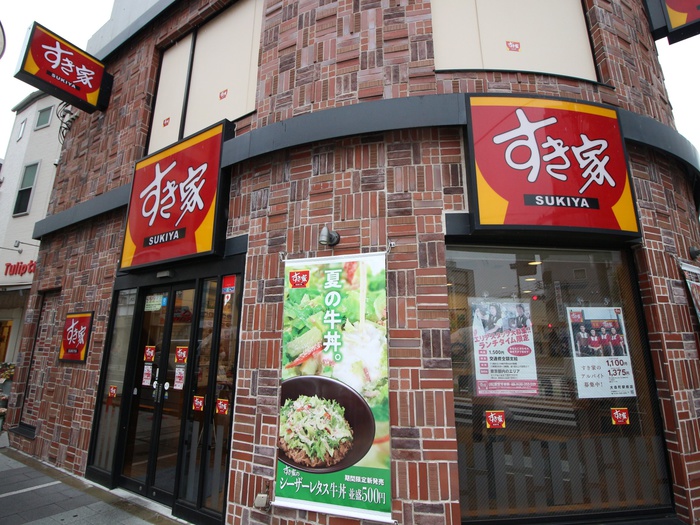 飲食店　すきや大森町駅前店（飲食店）まで198m
