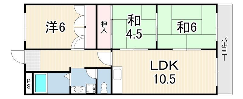 晏如ビルの間取り写真