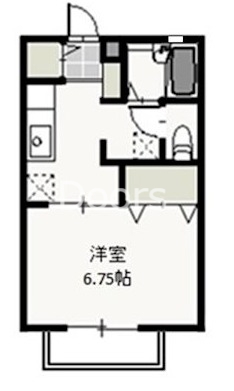ＪＲ山陽本線 岡山駅 徒歩18分 2階建 築27年の間取り写真