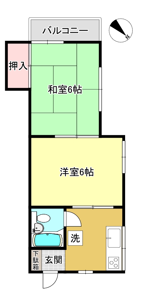 グリーンコーポの間取り