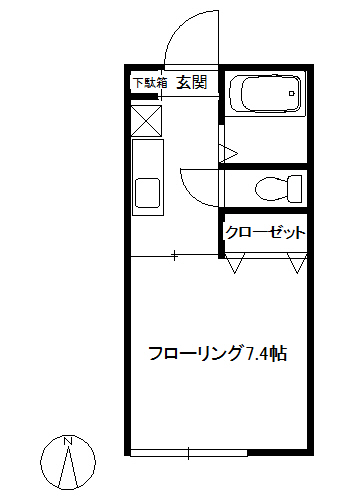 デルニエB棟の間取り