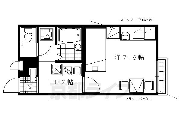 レオパレス塚修の間取り