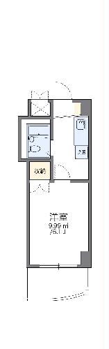 【レオパレスグリーンバレー一番館の間取り】