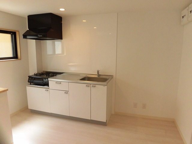 キッチン　２口ガスコンロ付き