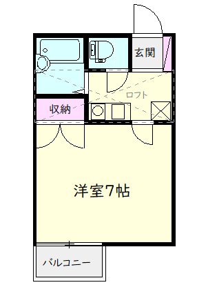 アップルハウス京王の間取り