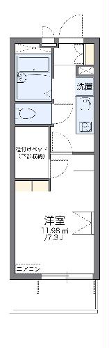 レオパレスミュートス　テセラの間取り