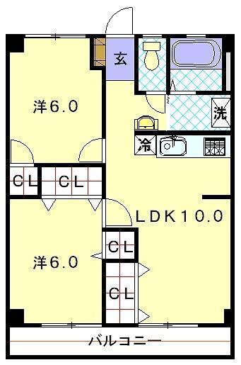 入江マンションの間取り