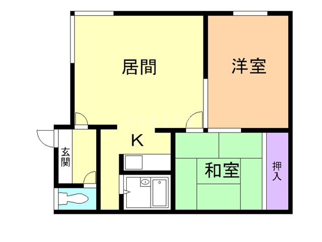 ハウスふぉーれすとの間取り