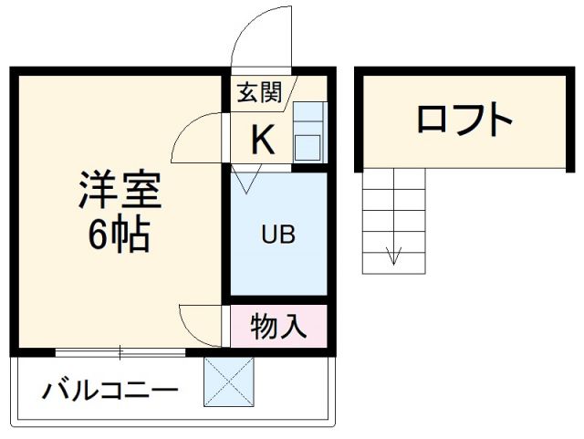 セザンヌＰ２の間取り