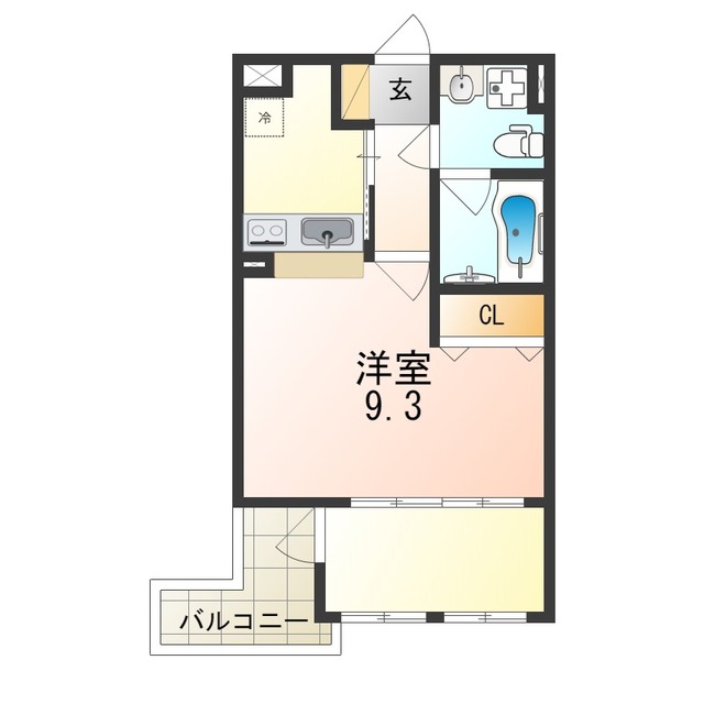 Ritz東住吉の間取り