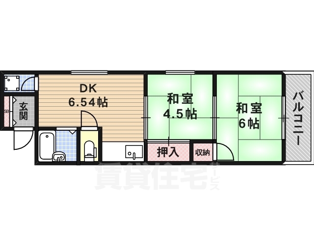 第2松栄ハイツの間取り