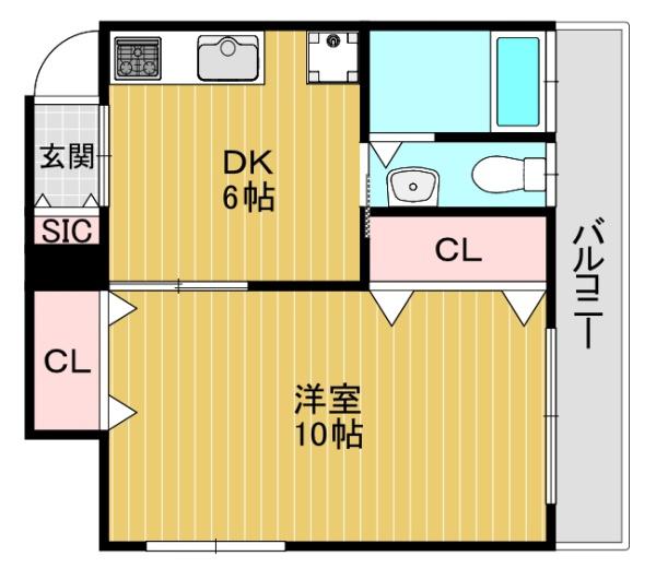 美光マンションの間取り