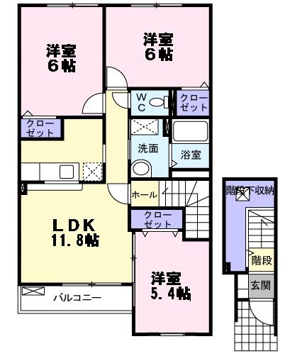 プルミエール２の間取り