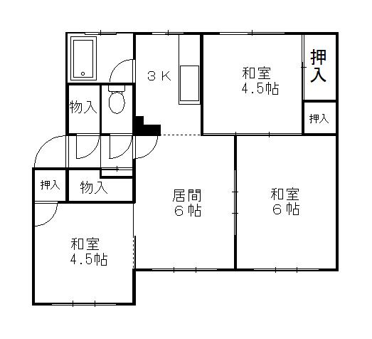 若草５０１マンションの間取り