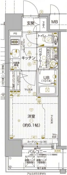 エスリード神戸兵庫駅マリーナスクエアの間取り