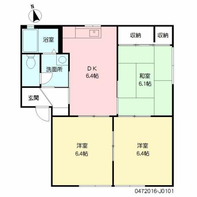 果楽苑　十番館の間取り