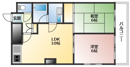 広瀬北ビルの間取り