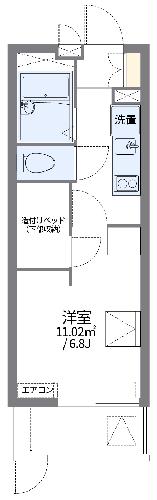 レオパレスまいふかの間取り