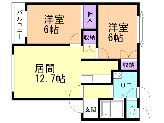 【マンションベルの間取り】