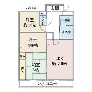 モネ水草の間取り