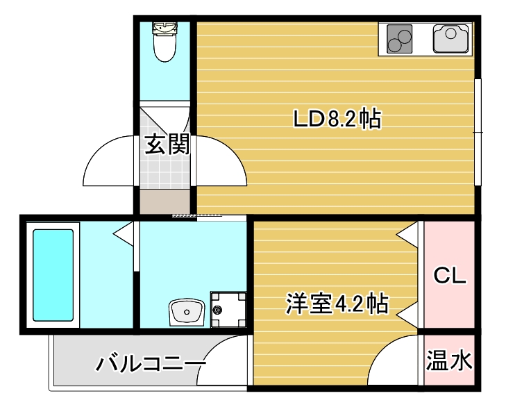 【Rパレス矢田の間取り】