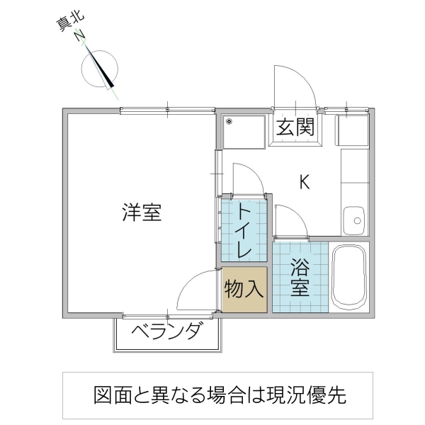 【ロミコーポの間取り】