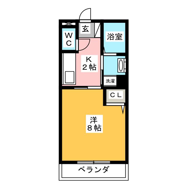 ノヴェル瑞穂　壱番館の間取り