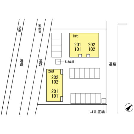 【福山市沖野上町のアパートのその他】