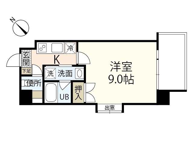 パレグレース中広の間取り