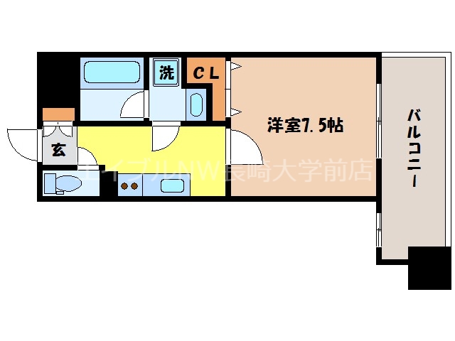 ABITI浜町の間取り