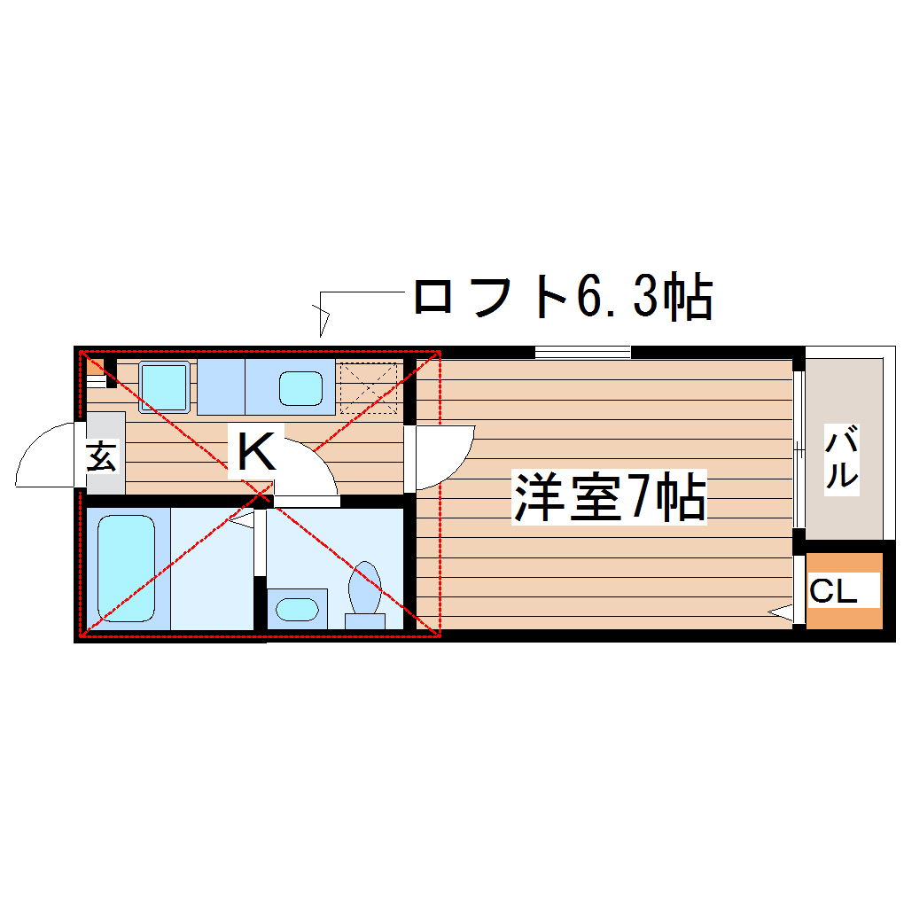 アヴニール泉の間取り