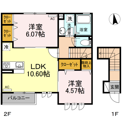 カサ　ティエラの間取り