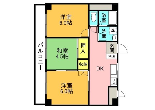 【今井マンションの間取り】