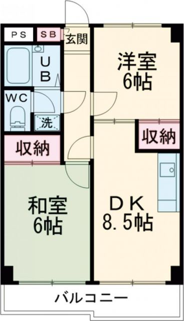 ネクサス東青梅の間取り