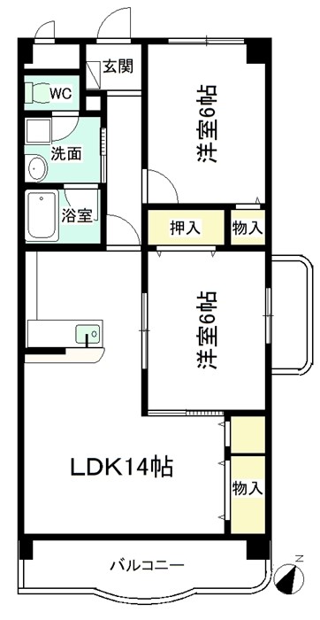 メゾン大門の間取り