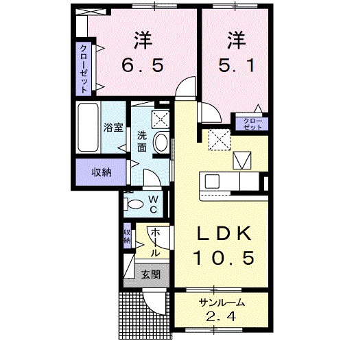 ベルデ・Ｓの間取り