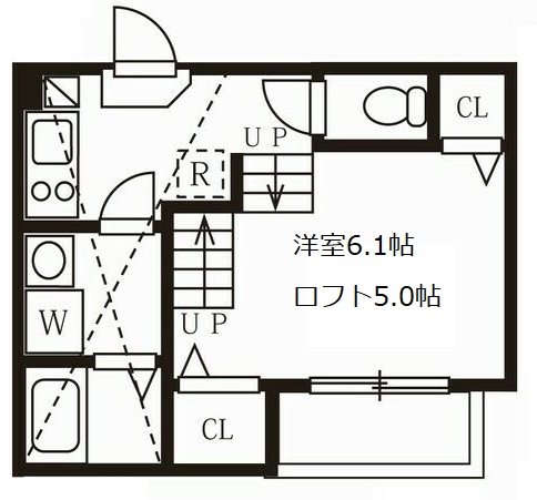 ハーモニーテラス中根町の間取り