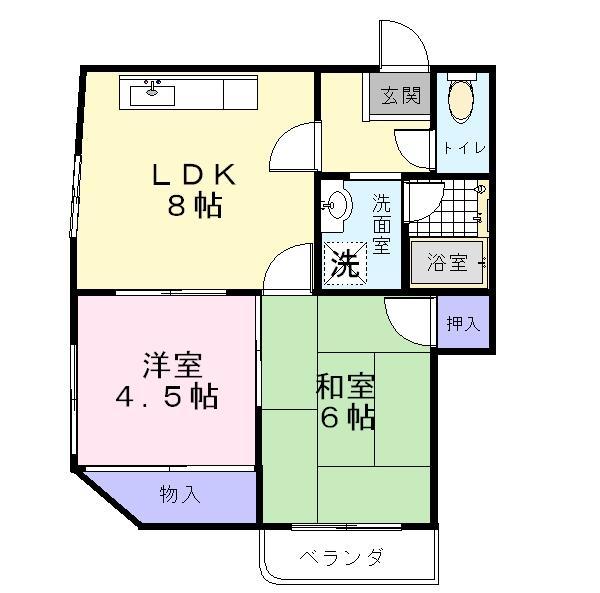 ファミリアムメゾンの間取り