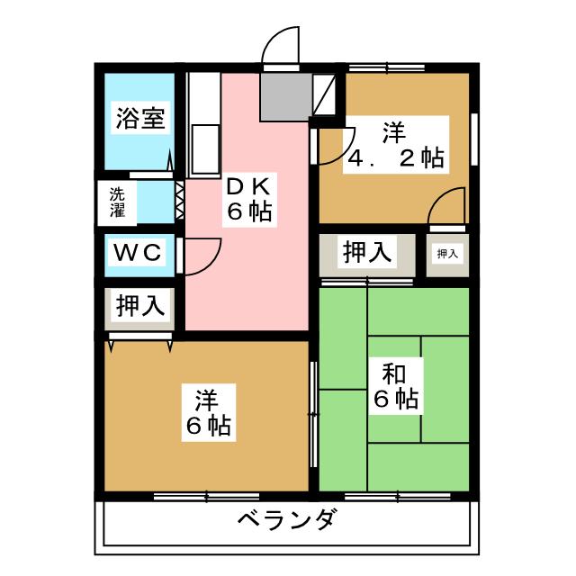 エクセル大門Ａ棟の間取り