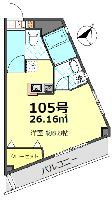 エステ阿佐ヶ谷の間取り